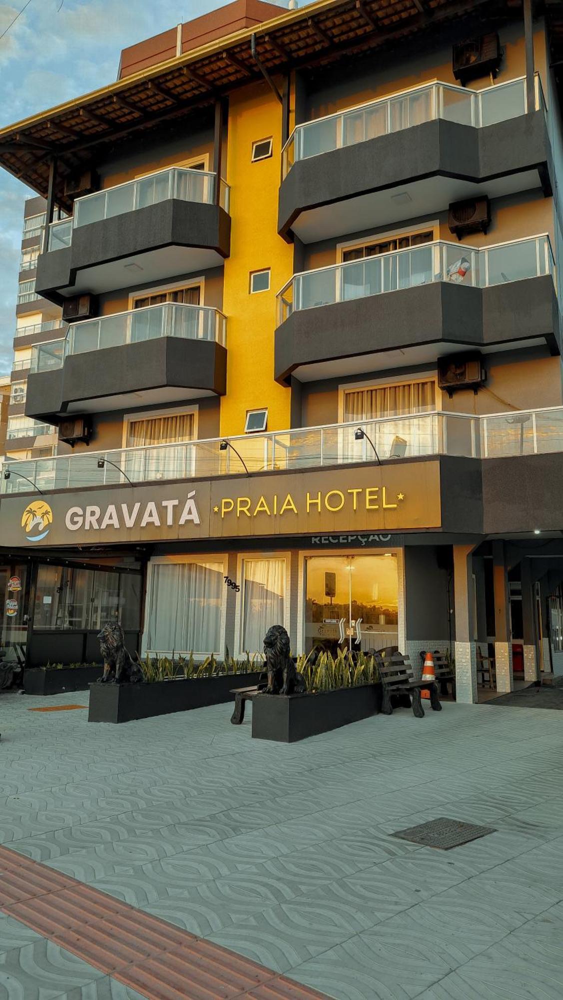 Gravata Praia Hotel - Frente Mar Навегантис Экстерьер фото